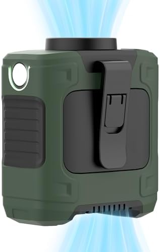 LOUISWARE Portable Waist Fan 10000mAh Rechargeable Waist Clip Fan...