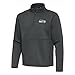 Antigua Men's Pewter Seattle Seahawks Twist Quarter-Zip Pullover Jacket