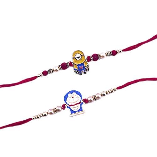 Vending India Kids Rakhi For Baby Brother Combo with Roli, Chandan (Doremon & Minion Rakhi) (B0995HDYK2) Amazon Price History, Amazon Price Tracker