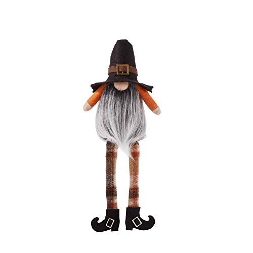 Mud Pie Fall Dangle Gnome (Pilgrim), Brown (42600547G), 9" x 4"