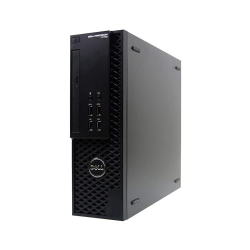 Dell Precision T1700 SFF Workstation PC de escritorio, Intel Core i7-4790, 2 GB AMD FirePro W4100, 8 GB de RAM, 256 GB SSD, WiFi, Bluetooth, teclado EE.UU., Windows 11 Pro (reacondicionado)
