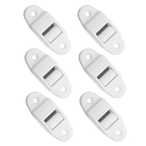 Ipetboom 6 Piezas Guía de Correa para Persiana con Cepillo Interno para Limpieza de Cintas Plástico Resistente y Silencioso Accesorios de Mantenimiento para Cintas