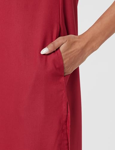 Image of BIBA Women Rayon Straight Solid Suit Set