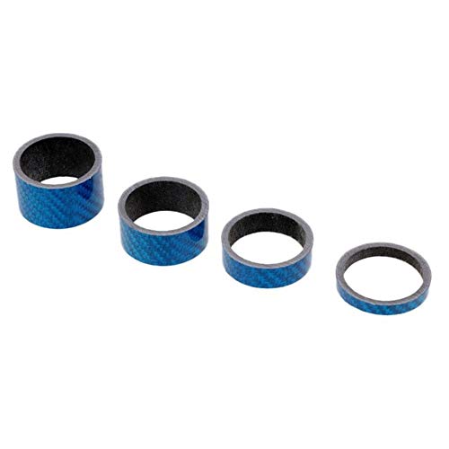heiyun 5/10/15/20 mm Spacing Pad Bike Headset Ring Washer Bicycle Headset Spacer Mountain Bike Front Fork Carbon Fiber Cycling Parts(red) - Thumbnail 4