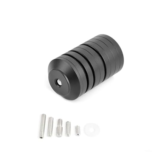 ZSHJG Bogenschießen Bogenstabilisator Gewicht Kit Balance Bar Bogen Gewicht des Stabilisators für Recurve Bogen (Typ 1) 12 EXTRWORY Compound Bogen Stabilisator Gewicht Kit Aluminiumlegierung Balance Bar Gegengewicht für Jagd und Outdoor (schwarz)