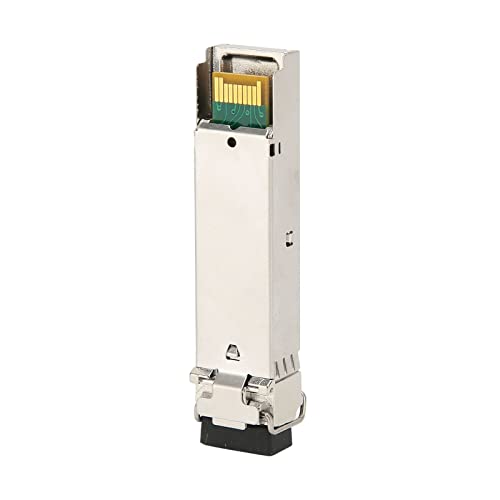 Zunate 1.25G SFP�g�����V�[�o�[�A�ő�40KM�ADDM �z�b�g�X���b�v RX1550 TX1310nm LC �V���O�����[�h �V���O���t�@�C�o�[�M�K�r�b�g�����W���[�� ���t�@�C�o�[�X�C�b�`�A���[�^�[�A�l�b�g���[�N�J�[�h�p