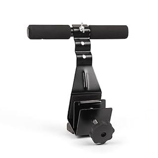 Phoenix Fitness RY848 Unisex Door Sit-Up Bar - Doorway Sports Crunch Bar for Abdominal Exercises Adjustable Levels and Padded Ankle Bar, Black, M