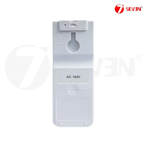 Image of 7SEVEN Compatible AC Remote for Hitachi Split AC and Window Air Conditioner The Model of Remote Control is 168c, Exact Match with Original Remote No Pairing Required use New AAA Alkaline Battery.