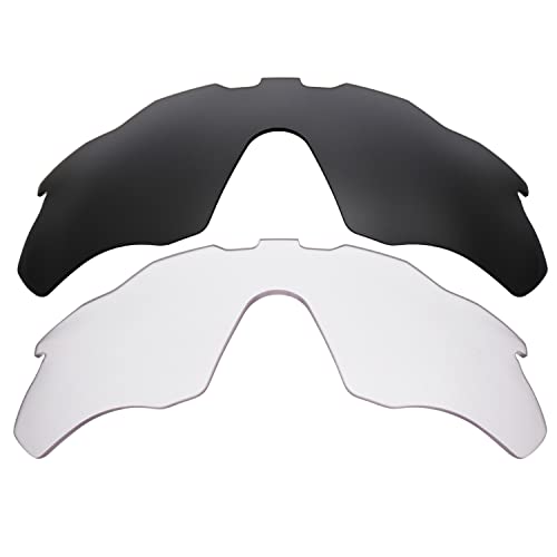 Lentilles Oakley Radar Pace réparer verres rayés pack noir transparent