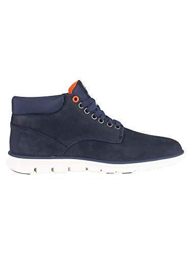 Image of Timberland Men's Bradstreet Leather Sensorflex Chukka Boots, Blue (Black Iris Nubuck W /Ripstop 19), 7 UK (41 EU)