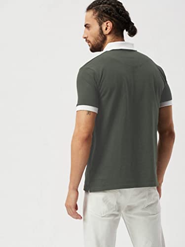 Image of DHRUVI TRENDZ T-Shirt | Regular Fit Polo T-Shirt for Men | Plain T Shirt | Casual T Shirt for Men | Men T Shirt | Men T Shirts Stylish | Half Sleeve T Shirt