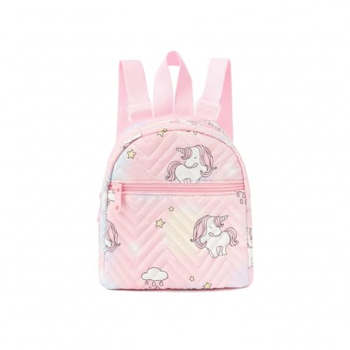 UJBVCX Unicorno Zaino Bambina, Zainetto Asilo Nido Scuola Cinghie Regolabili Moda Zaini per Bambini Ragazza Regalo Bimba Scuola Materna Mini Zaino Borsa Viaggio 2-5 anni