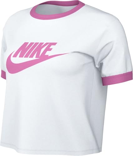 T-shirt à manches courtes femme Nike Sportswear haut ringer vintage pour look casual