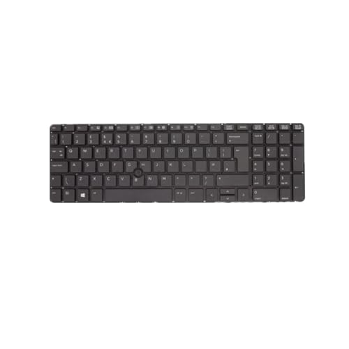 Teclado HP ProBook 655 G1 negro soluciona teclas rotas diseño UK