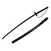 Kurosaki Ichigo Cosplay Japanese Samurai Sword Katana Shark 1065 Carbon Steel Black Blade Full Tang