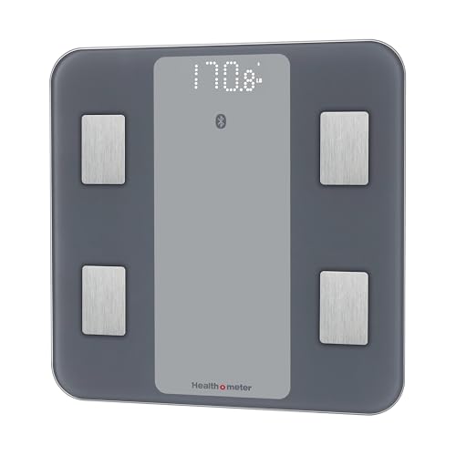 Health o meter Bluetooth Digital Bathroom Scale with Smart Connectivity BMI & Body Fat Tracking 440 lb Capacity for Multiple Users