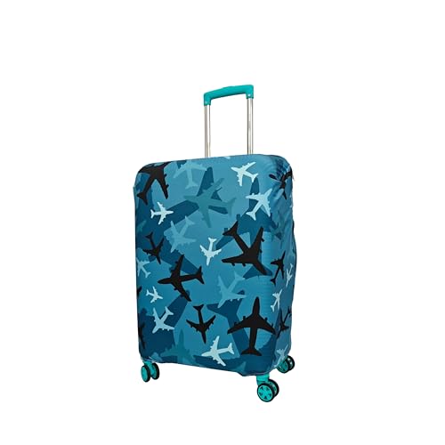 Image of Printed Travel Luggage Cover for Suitcase - Stretchable & Scratchproof Trolley Bag Protector