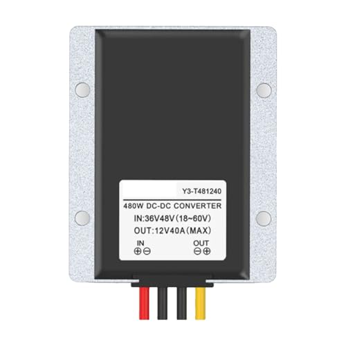 Convertisseur 24V 36V 48V vers 12V 40A pour alimentation stable