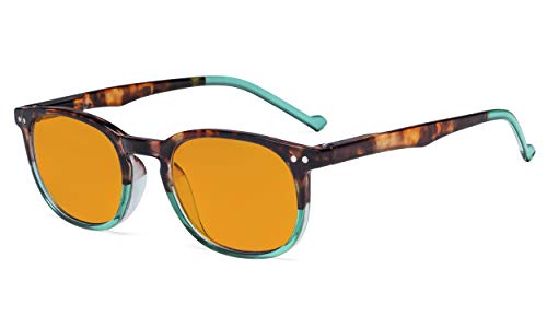 Eyekepper Retro Blue Light Glasses Women Men - Blocking UV Ray Anti Screen