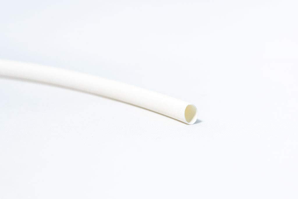 Hilltop White Hsp1 Heat Shrink Tubing Flame Retardant Sleeving 4.8Mm I/D - 2.4Mm I/D (25 Mtrs, )