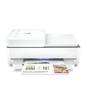 HP Envy Pro 6458 All-in-One Color Inkjet Printer, Copy, Scan, Mobile fax, Instant Ink Ready, 5SE48A (Renewed)