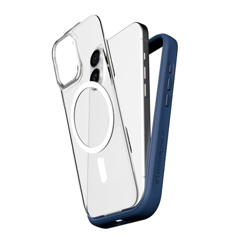Coque iPhone 17 MagSafe bleu marine RhinoShield Mod NX antichoc
