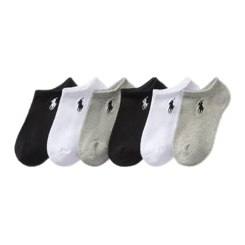 POLO RALPH LAUREN Girls' Performance Cushioned Solid Low Cut