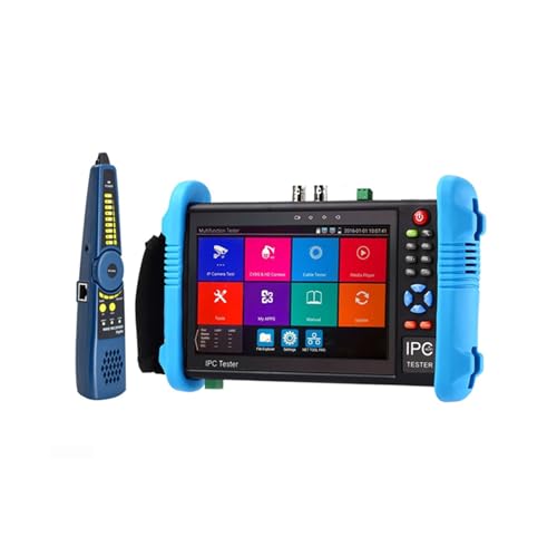 IPC-9800ADH Pro, 8K IP Camera Tester, Multifunción CCTV Tester, 8MP IP Camera Tester con Trazador de Cable, Cable UTP, RJ45 Cable TDR Test, Soporta Múltiples ONVIF PTZ y Analógico PTZ Control.
