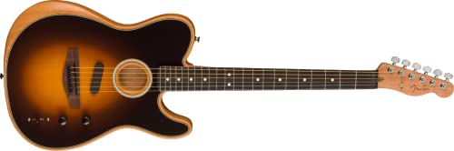 Fender Acoustasonic Player Telecaster Acoustic Electric Guitar, Rosewood Fingerboard, Shadow Burst #TOP2