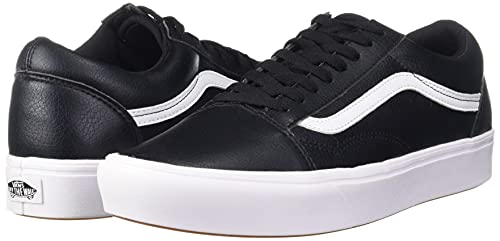 Vans Vans Unisex's Fashion Shoes, Black White, 11.5 Women/10 Men