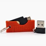 Yubicase Protective Case for Yubikey 5 NFC / 5C NFC - Anti-Scratch Case - Yubikey Not Included (Red, USB C)
