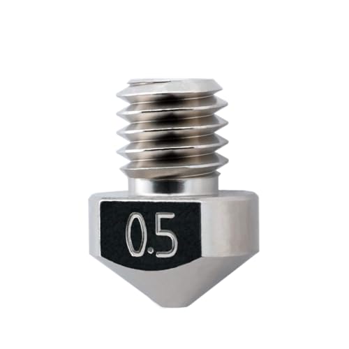 Microswiss Plated Nozzle for LulzBot TAZ 5, LulzBot Mini, Hexagon Hotend Style (.5mm)