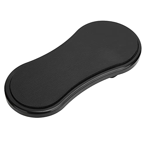 Support de Bras D'ordinateur, Support de Poignet de Support de Main, Tapis de Souris Rotatif pour Bureau à Domicile, Rallonge D'accoudoir de Repose-Poignet (Noir)