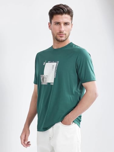 Image of Rare Rabbit Regular fit Graphic Print t-Shirt