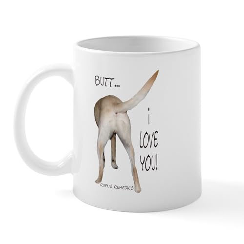 CafePress Yellow Lab I Love You Mug 11 oz (325 ml) Ceramic Coffee Mug