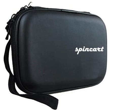 SPIN CART Shock Proof External Hard Disk Case Protector 2.5 inches Casing Cover Bag Black (B079G4SFFQ) Amazon Price History, Amazon Price Tracker