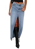 jupe jean femme cache cache Collocation : jupe en jean pour femme, très bien adaptée pour les chemisiers assortis, les pulls, les t-shirts, les gilets, les chemises décontractées, etc.