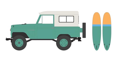 Patrulla 1969 SUV 1:64 Verde Metal Diecast Modelo miniatura 2