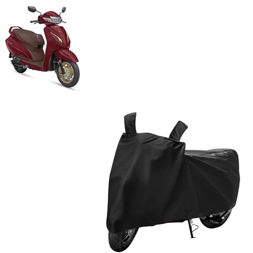 Image of Kerwa Waterproof Bike Cover Compatible with Honda Activa 6G | Dust Proof, UV-Resistant, Mirror Pocket with Windproof Buckle Strap