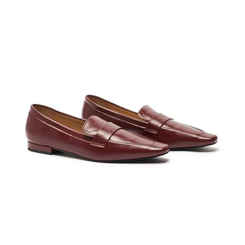 Image of C.Paravano Women's Loafer Flat | Loafers for Women | Slip-on Flats Shoes | Business Casual Shoe | Slip-on Penny Loafers for Women