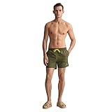 LOGO BRANDING GANT Herren CF Swim Shorts Badehose, Racing Green, L