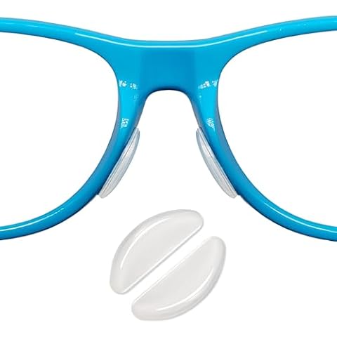 Mr.ZzjOOj Eyeglass Nose Pads, 1.8mm Non Slip Nose Pads for Glasses, Adhesive Anti Slip Glasses Nose Grips, 12 Pairs Clear Silicone Nose Pieces for Eyeglasses, Sunglasses Cover