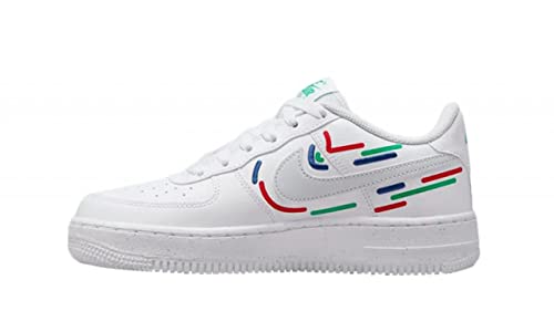 Nike Air Force 1 Impact GS NN Trainers FD0532 Sneakers Shoes (UK 5 US 5.5Y EU 38, White White Game Royal 100)