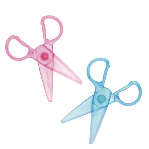 Ciseaux en plastique pour enfants Colorations lot de 12 - 3