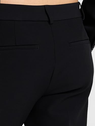 EXPRESS Women’s Editor Pants – Mid Rise Stretch Bootcut Pant for Work or Casual, Machine Washable, Comfy Fit – Black4