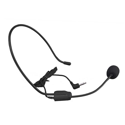 Hemoton 3pcs Head-Mounted Microphone Dynamic Mic Mounted Speaker Mic Recording Headset for Teaching Store Presentation
