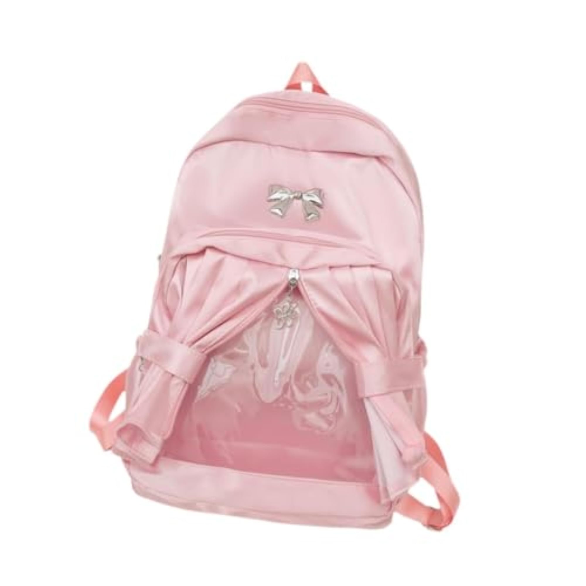 Fashion Transparent Front Pocket Daypack for Camping & Shopping