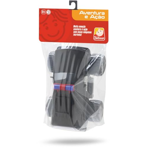 Carrinho Polícia, Solapa, Preto, Silmar Brinquedos