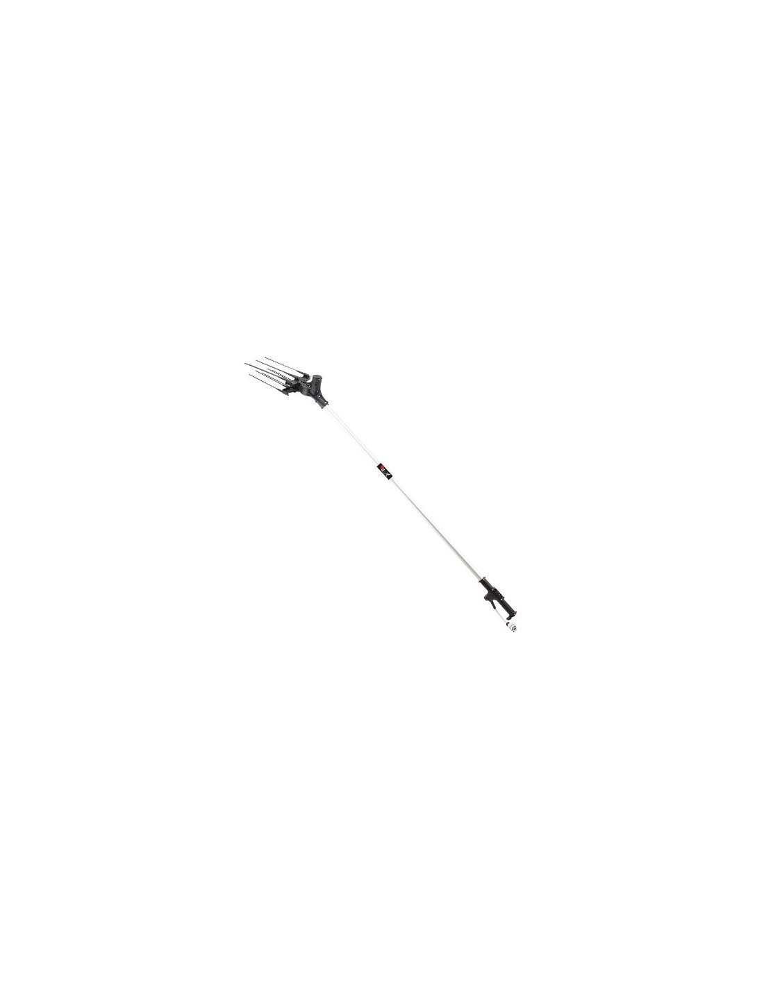 Vareador de aceitunas ligero con batería BALEX 12 V con barra de 210 cm