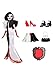 Disney Princess Villains Cruella De Vil Fashion Doll, Accessories and Removable Clothes, Disney Villains Toy for Kids 5 Years Old and Up